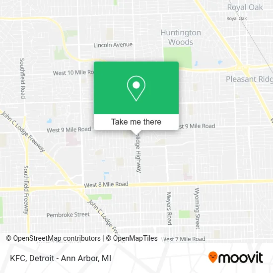 Kfc map