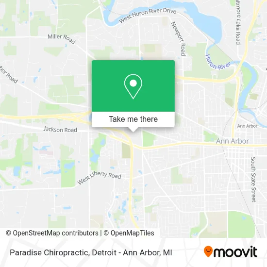Paradise Chiropractic map