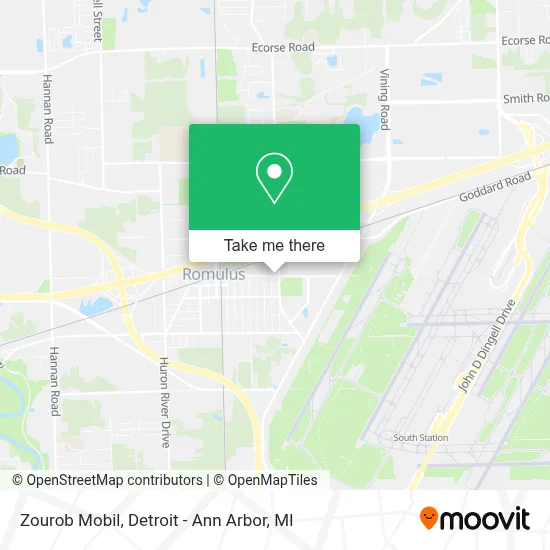 Zourob Mobil map