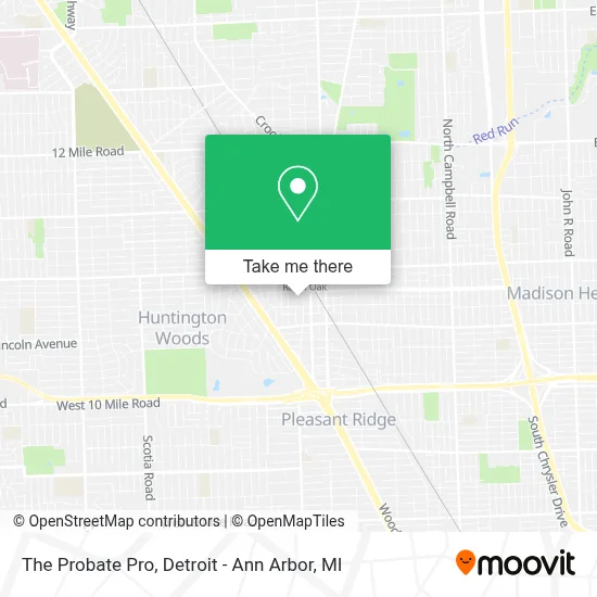 The Probate Pro map