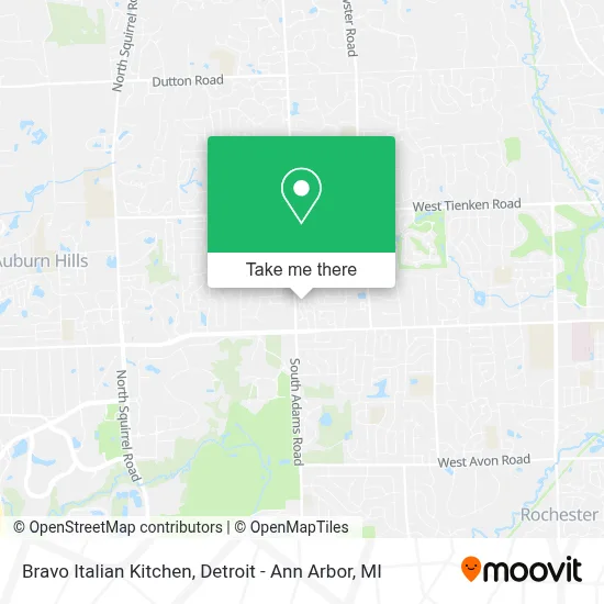 Bravo Italian Kitchen map