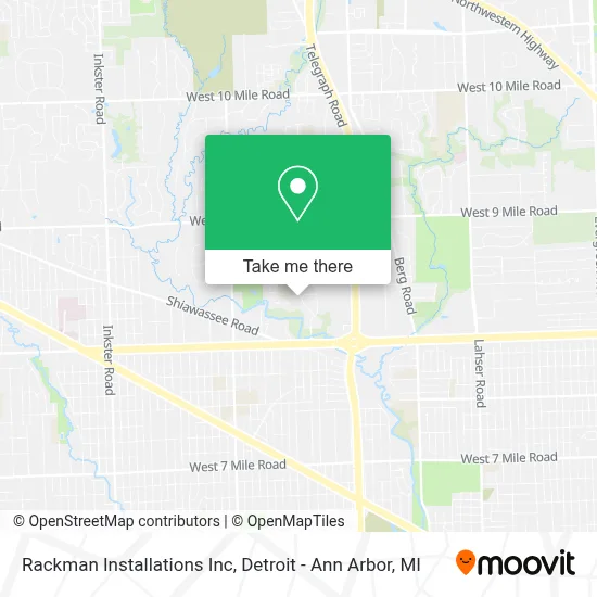 Rackman Installations Inc map