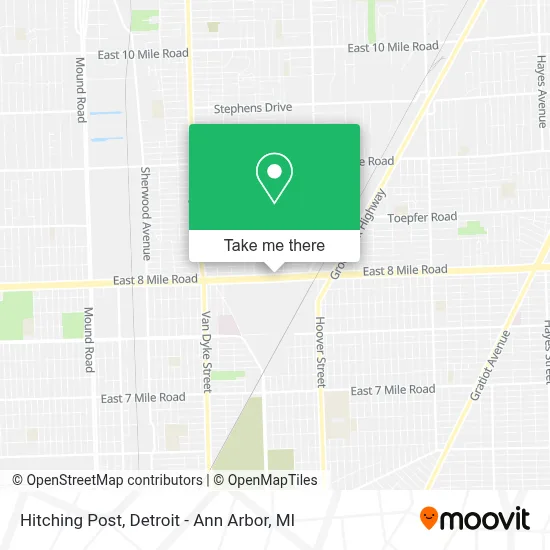 Hitching Post map