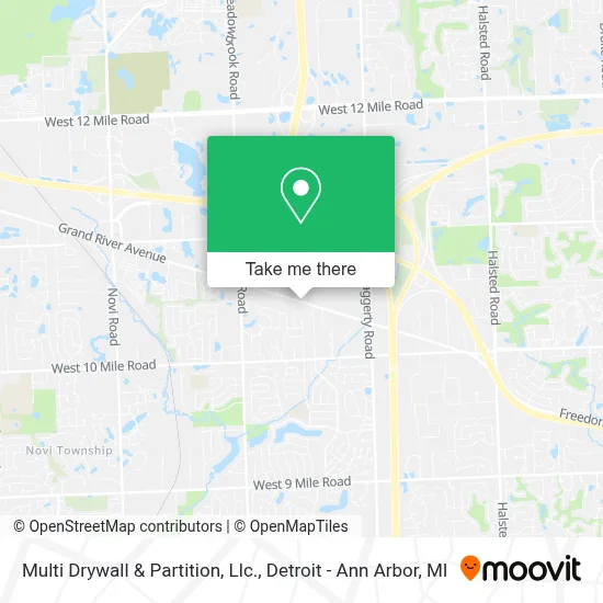 Multi Drywall & Partition, Llc. map