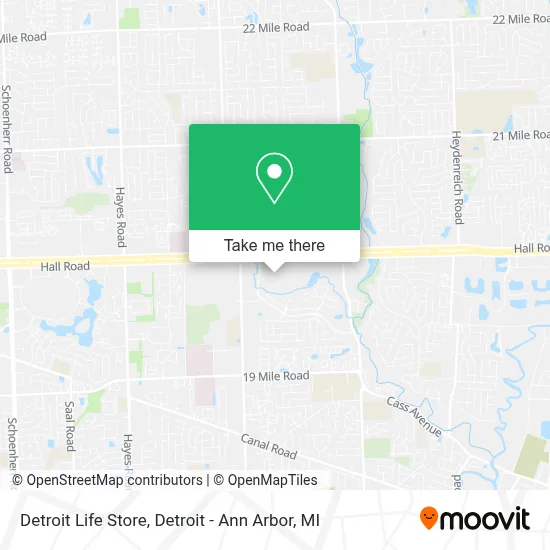 Detroit Life Store map