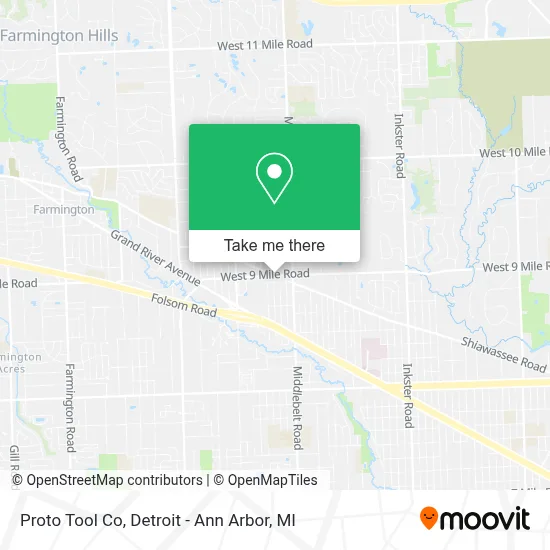 Proto Tool Co map