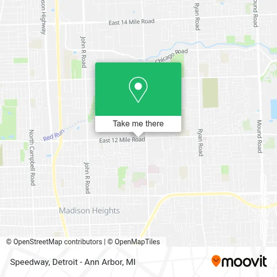 Speedway map