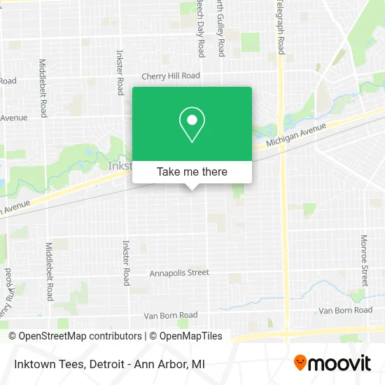 Inktown Tees map