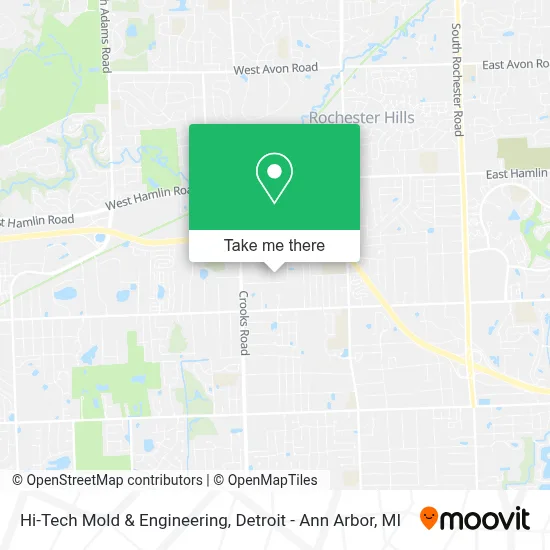 Hi-Tech Mold & Engineering map