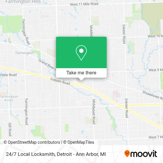 24/7 Local Locksmith map