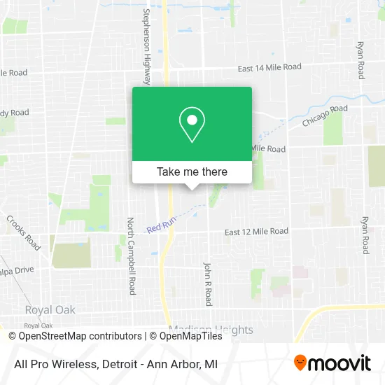 All Pro Wireless map