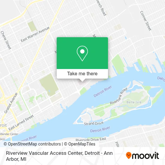 Riverview Vascular Access Center map