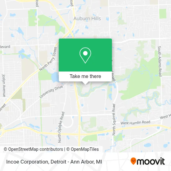 Incoe Corporation map