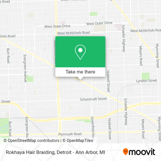 Rokhaya Hair Braiding map