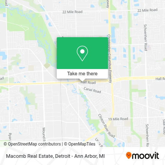 Macomb Real Estate map