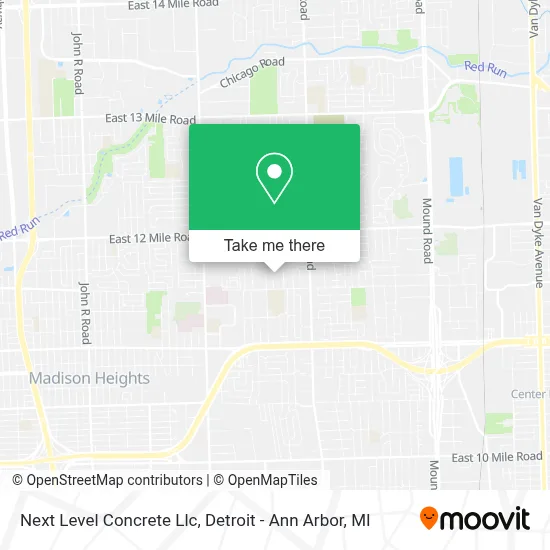 Next Level Concrete Llc map