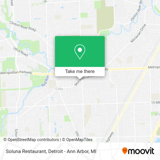 Soluna Restaurant map