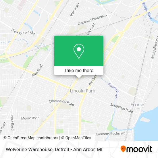 Wolverine Warehouse map