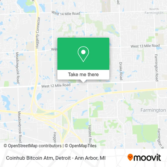 Coinhub Bitcoin Atm map