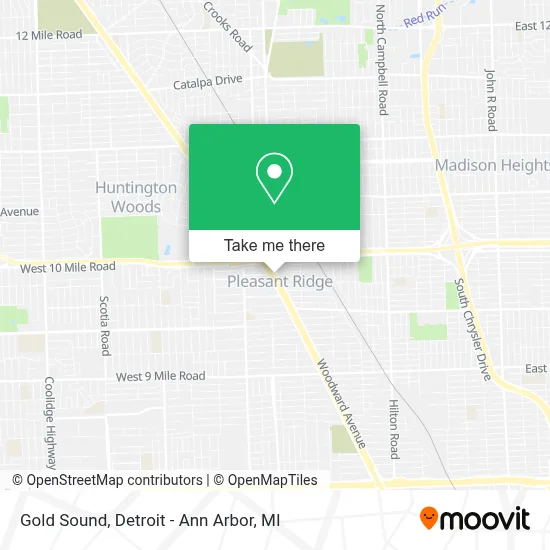 Gold Sound map