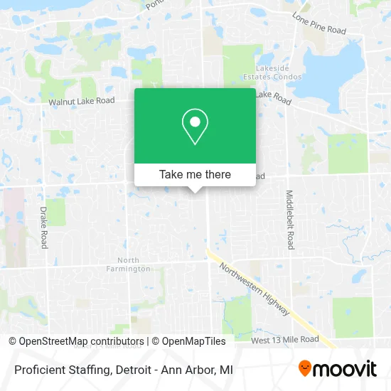 Proficient Staffing map