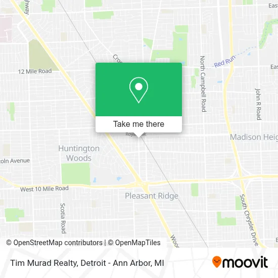 Tim Murad Realty map