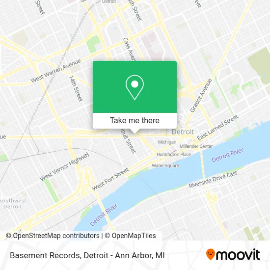 Basement Records map
