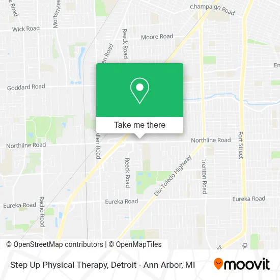 Step Up Physical Therapy map