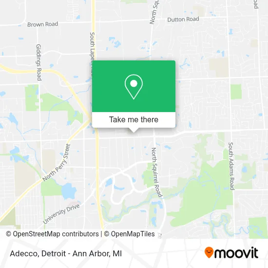 Adecco map