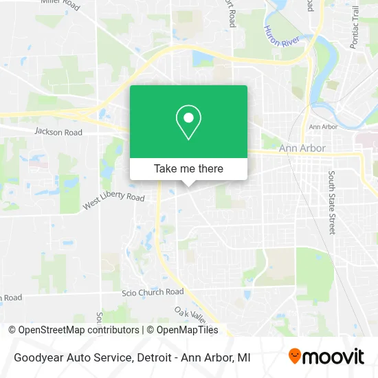 Goodyear Auto Service map