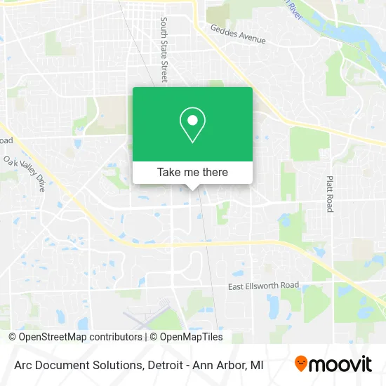 Arc Document Solutions map