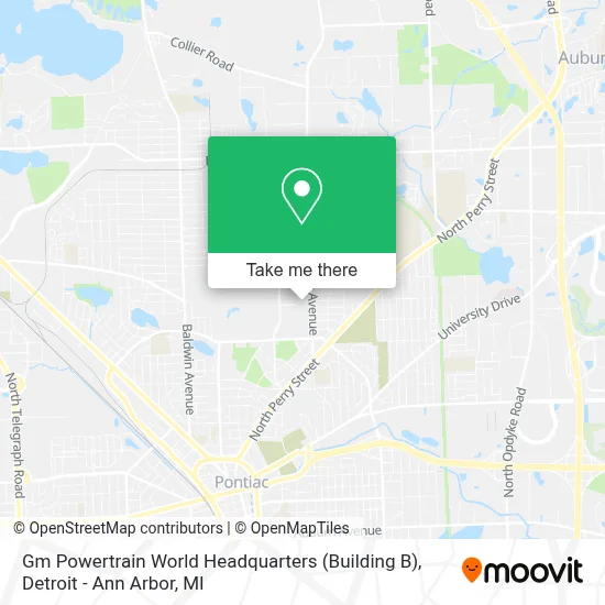 Gm Powertrain World Headquarters (Building B) map