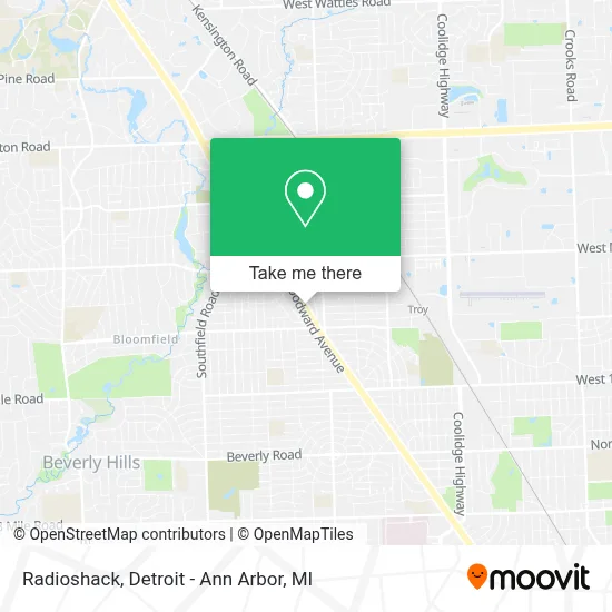Radioshack map