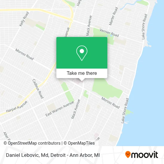 Daniel Lebovic, Md map