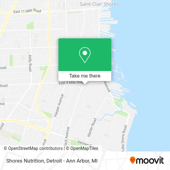 Shores Nutrition map