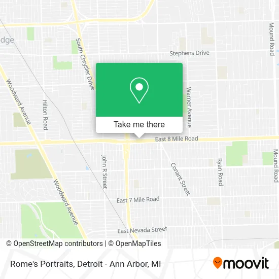Rome's Portraits map