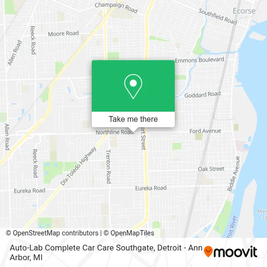 Auto-Lab Complete Car Care Southgate map