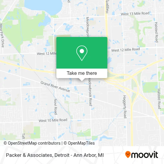 Packer & Associates map