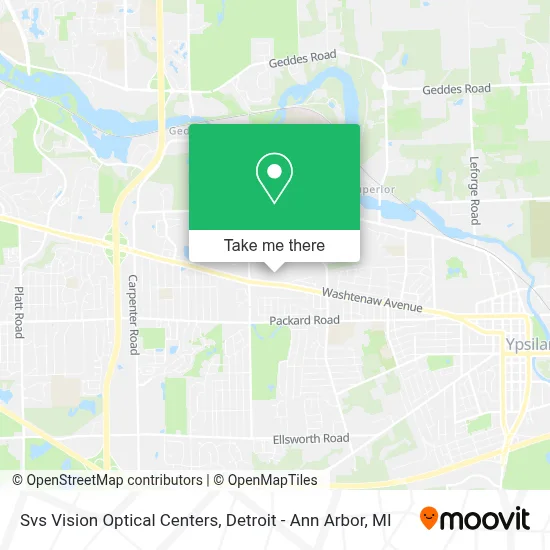 Svs Vision Optical Centers map