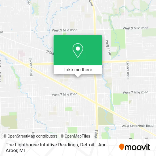 The Lighthouse Intuitive Readings map
