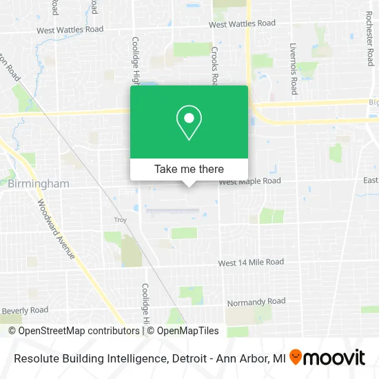 Resolute Building Intelligence map
