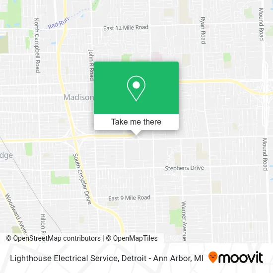 Lighthouse Electrical Service map