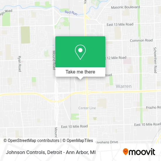 Johnson Controls map