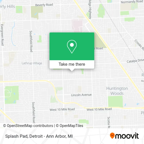 Splash Pad map