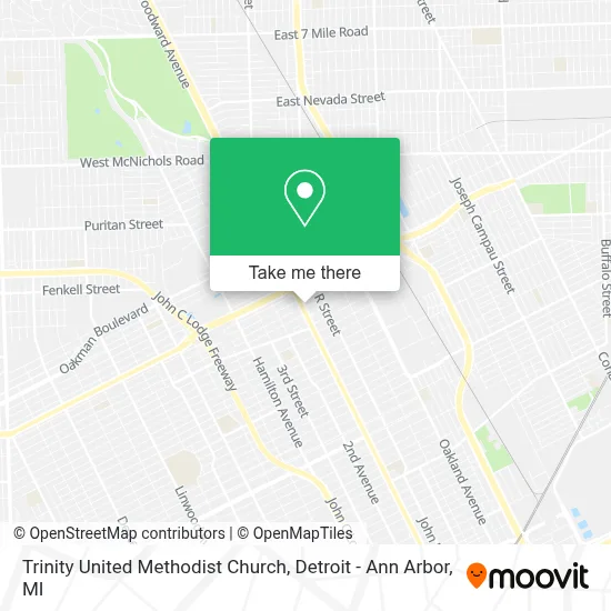 Trinity United Methodist Church map