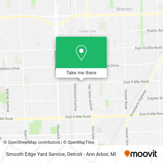 Smooth Edge Yard Service map