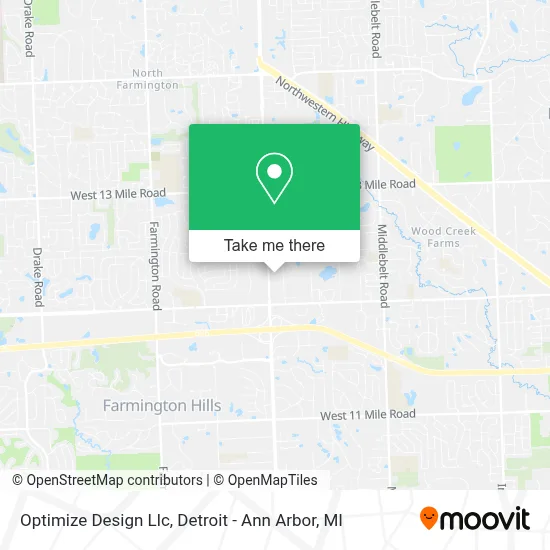 Optimize Design Llc map