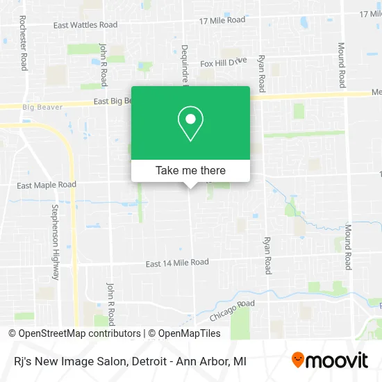 Rj's New Image Salon map