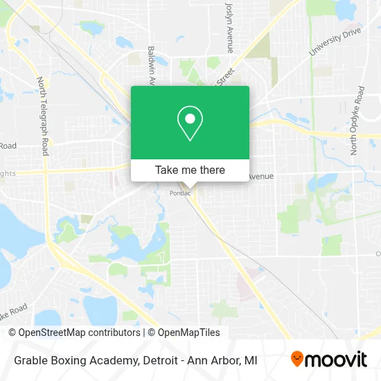 Grable Boxing Academy map