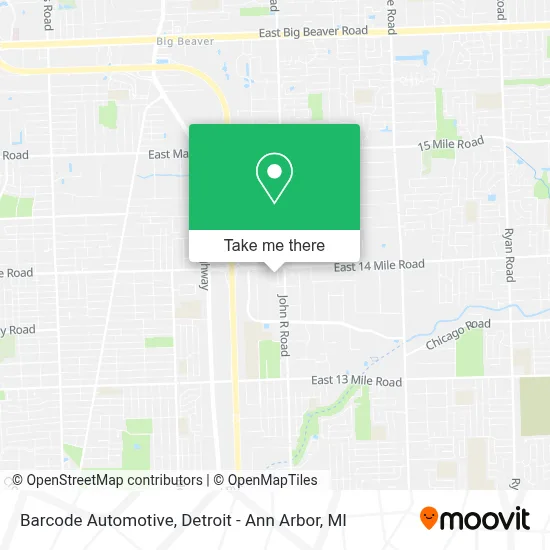 Barcode Automotive map